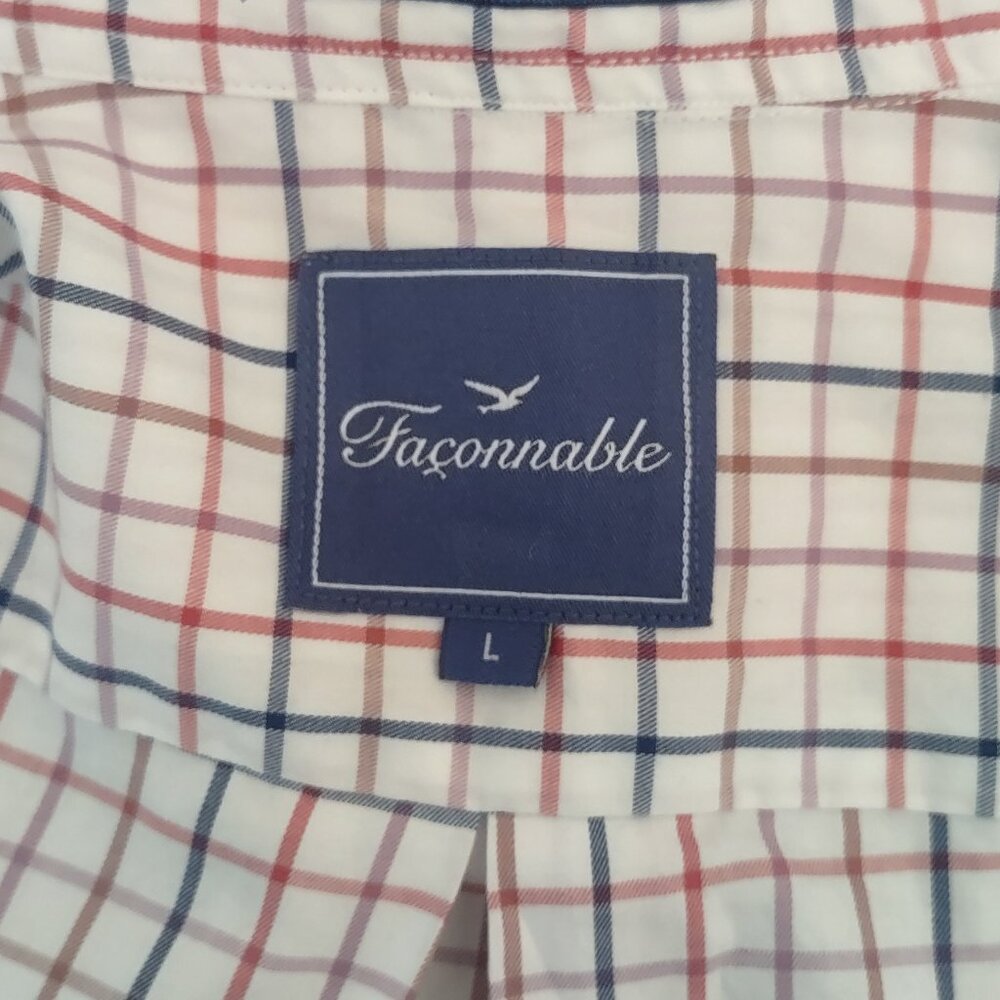 Falconable Long Sleeve Plaid Dress Shirt